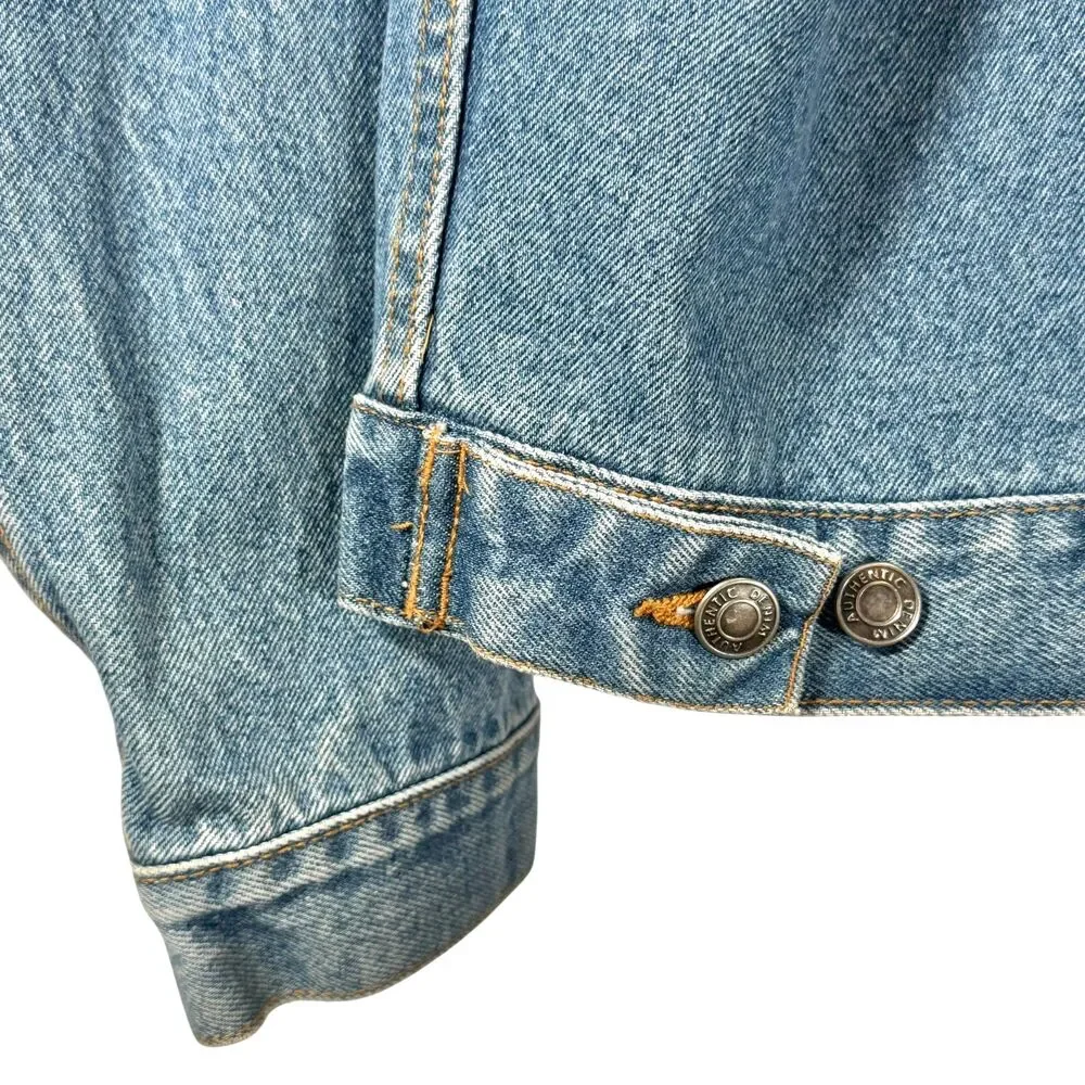 Vintage Philadelphia Folk Festival Master Gardener Denim Jacket